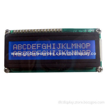 16*2 Monochrome Character Module, 64.60 x 20.00mm Viewing Area